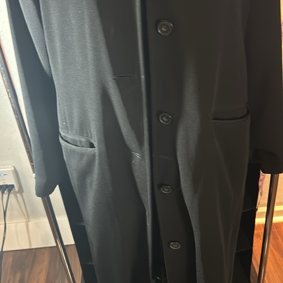 London Fog Black Trench Coat with Removable inner Liner - Size 8 - Picture 10 of 10